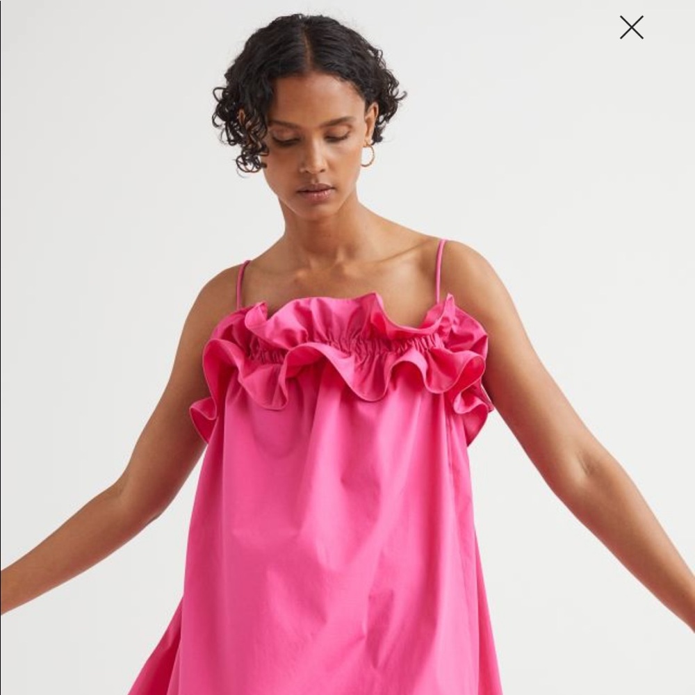 H&M hot pink summer dress